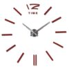 מדבקת קיר 3D שעון מעוצב בצבע אדום מראה 120 ס"מ - קיים במלאי (2 אחרונים)