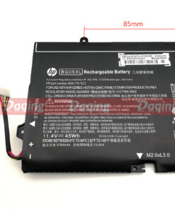 סוללה מקורית למחשב נייד BG06XL HP EliteBook 1040 G3 HSTNN-IB6Z 804175-1C1 - Type: 85mm