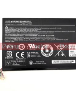 סוללה מקורית לטאבלט AP12D8K Acer Iconia Tab A3-A10 A3-A11 W510 W510P 27Wh