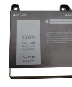 סוללה חליפית למחשב נייד X9FTM 3RFGX 0965V4 965V4 93Wh Dell Precision 7670 7770 7680