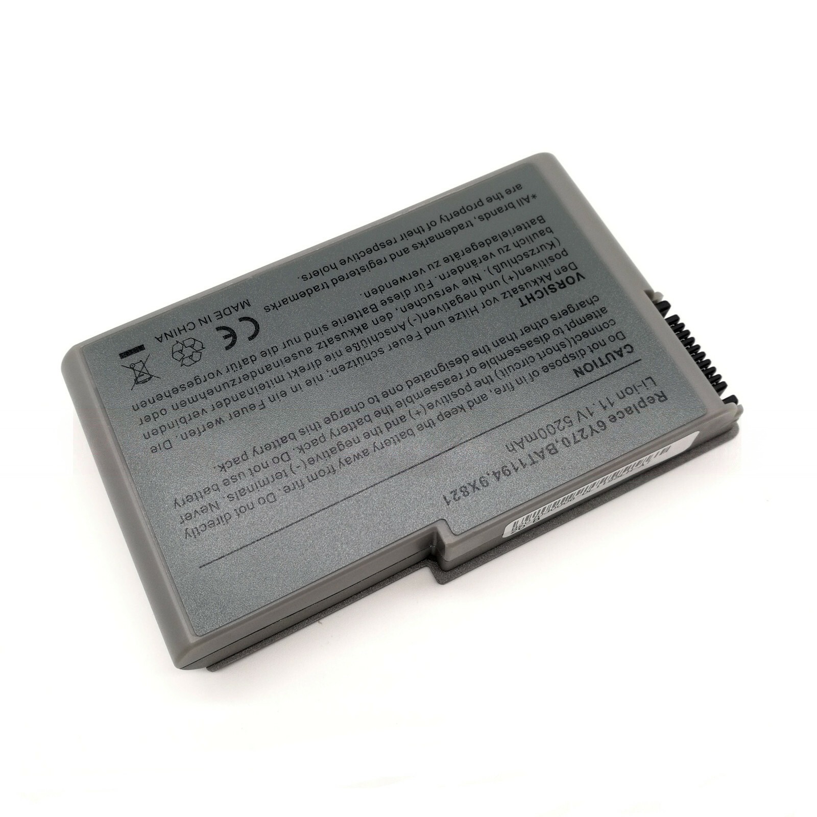 s-l1600-5505-clean סוללה חליפית למחשב נייד Dell Inspiron 500m 510m 600m Latitude D500 D520 D610 6Y270 451-10194