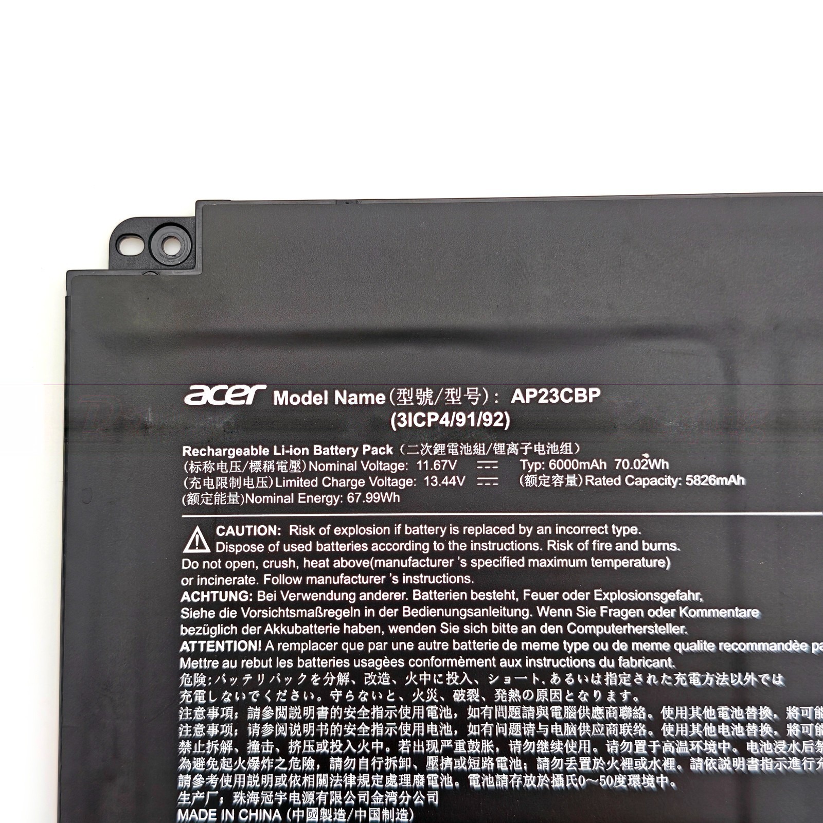 s-l1600-56-clean סוללה מקורית למחשב נייד AP23CBP Acer Swift 16 AI SF16-51 SF16-51T SF16-51T-98SE
