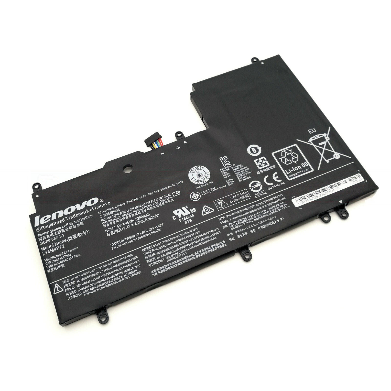 s-l1600-5876-clean סוללה חליפית למחשב נייד L14M4P72 Lenovo Yoga3 14 700 700-14ISK L14S4P72 6280mAh