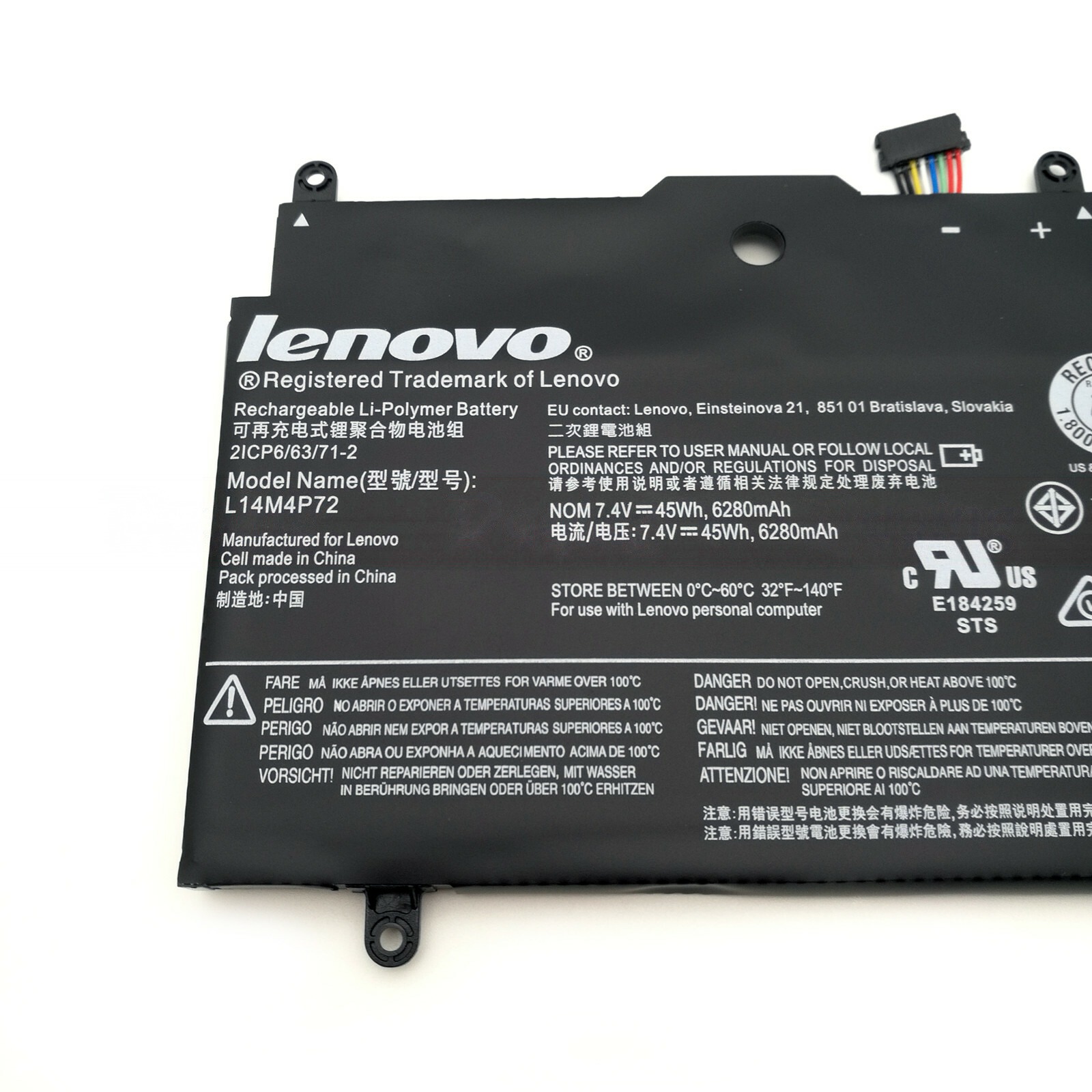 s-l1600-5877-clean סוללה חליפית למחשב נייד L14M4P72 Lenovo Yoga3 14 700 700-14ISK L14S4P72 6280mAh
