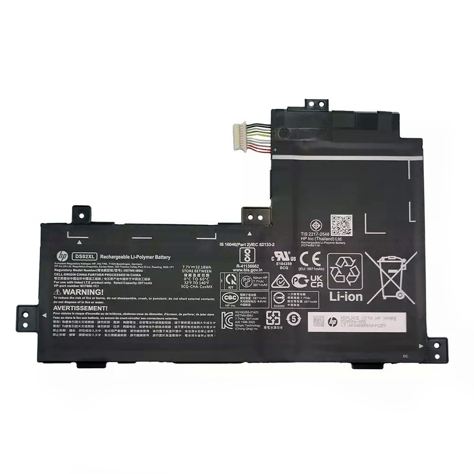 s-l1600-6359-clean סוללה חליפית למחשב נייד DS02XL HP Chromebook X2 11-da0013dx 14-ed M76710-001